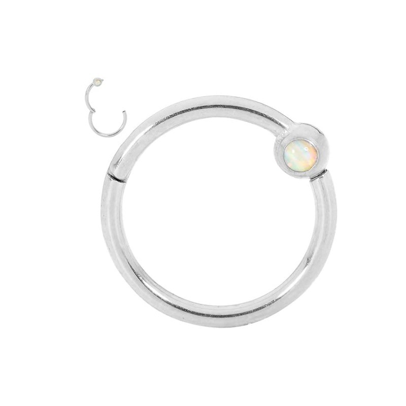 Steel color opal 1.2*8*3mm ball