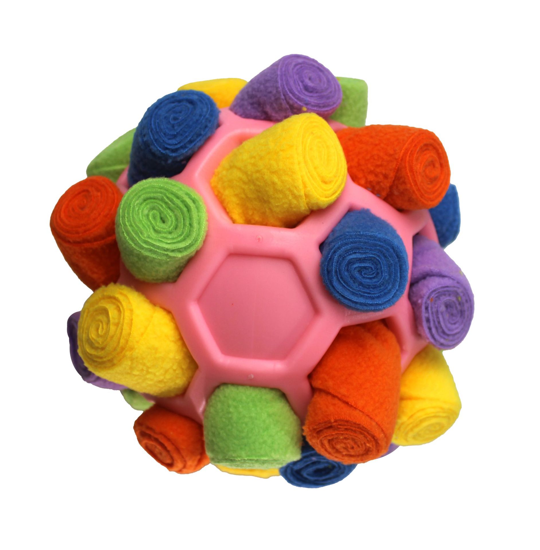 Pink ball rainbow color