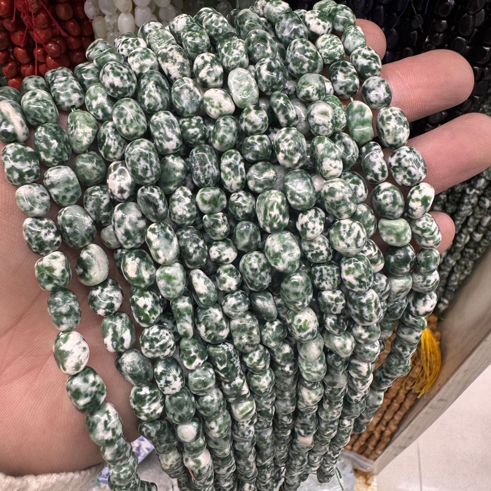 green spot stone 6*8mm