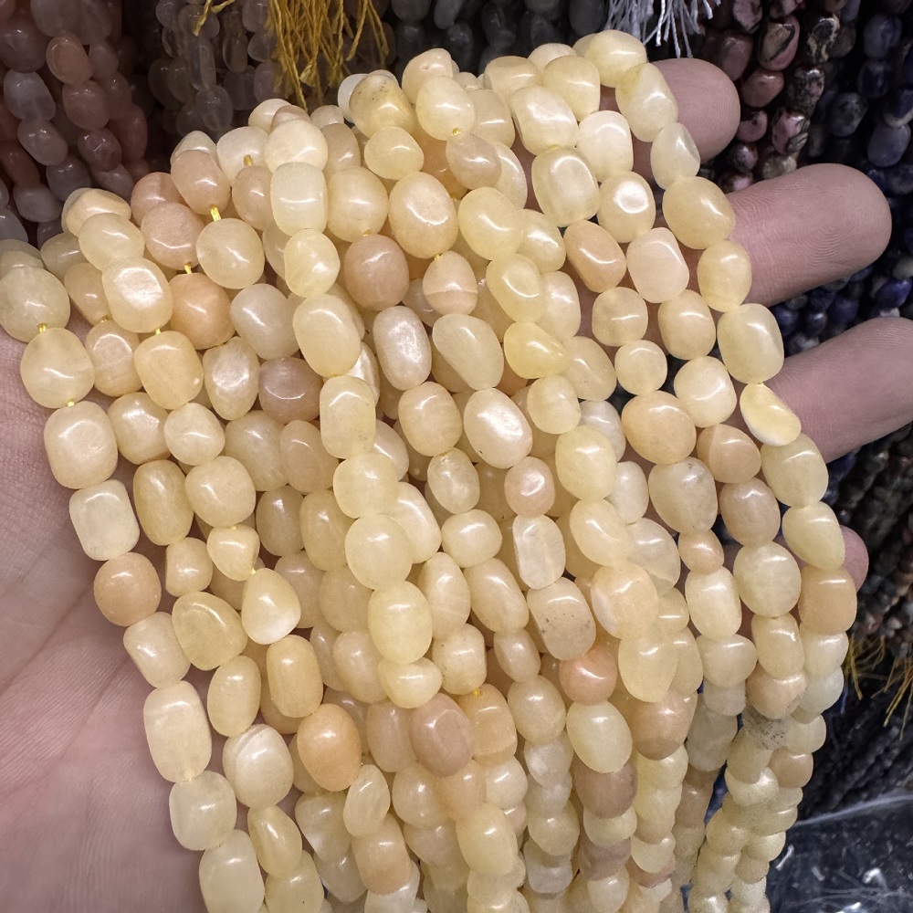 Pale Brown Jade 6*8mm