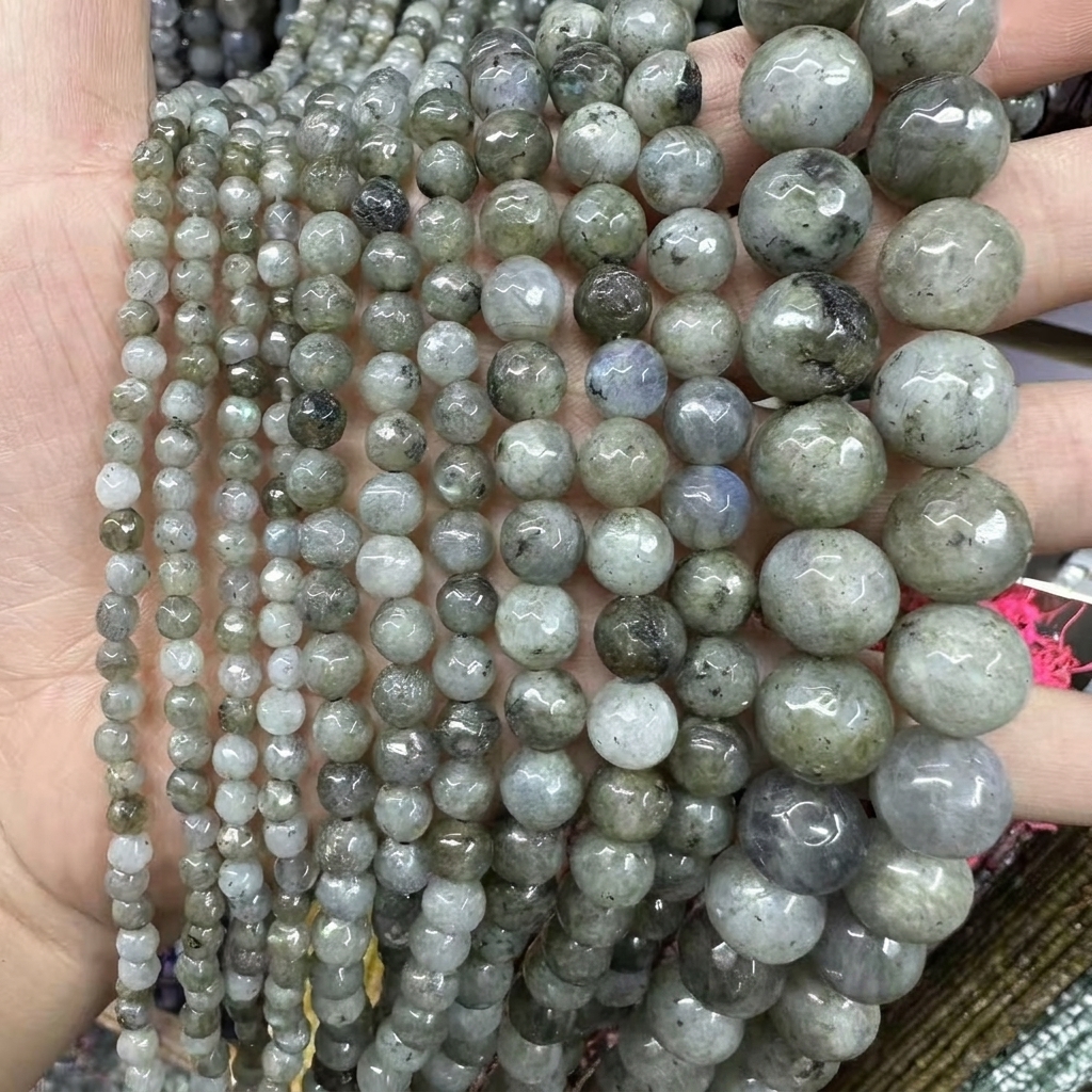 gray labradorite 4mm