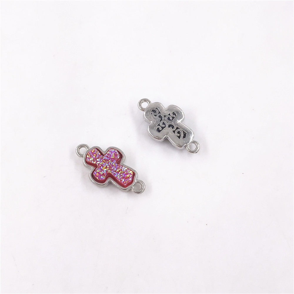 8:Cross (19*10*4mm) Rose Red