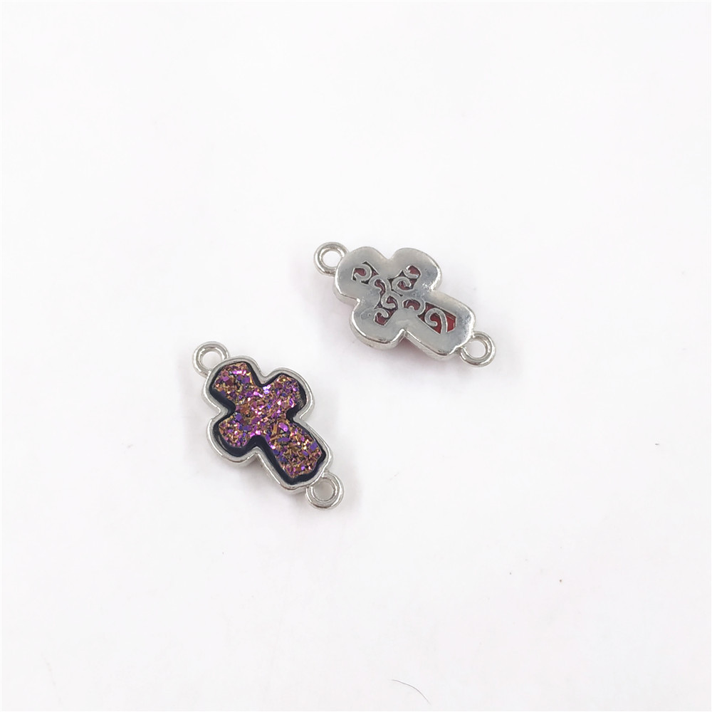 13:Cross (19*10*4mm) Purple