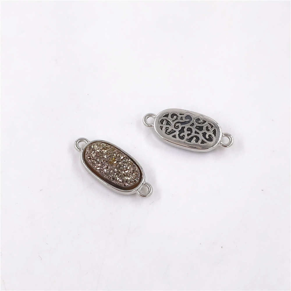 16:Oval (21*9*4mm) rose gold