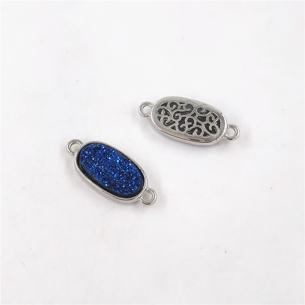 18:Oval (21*9*4mm) Blue