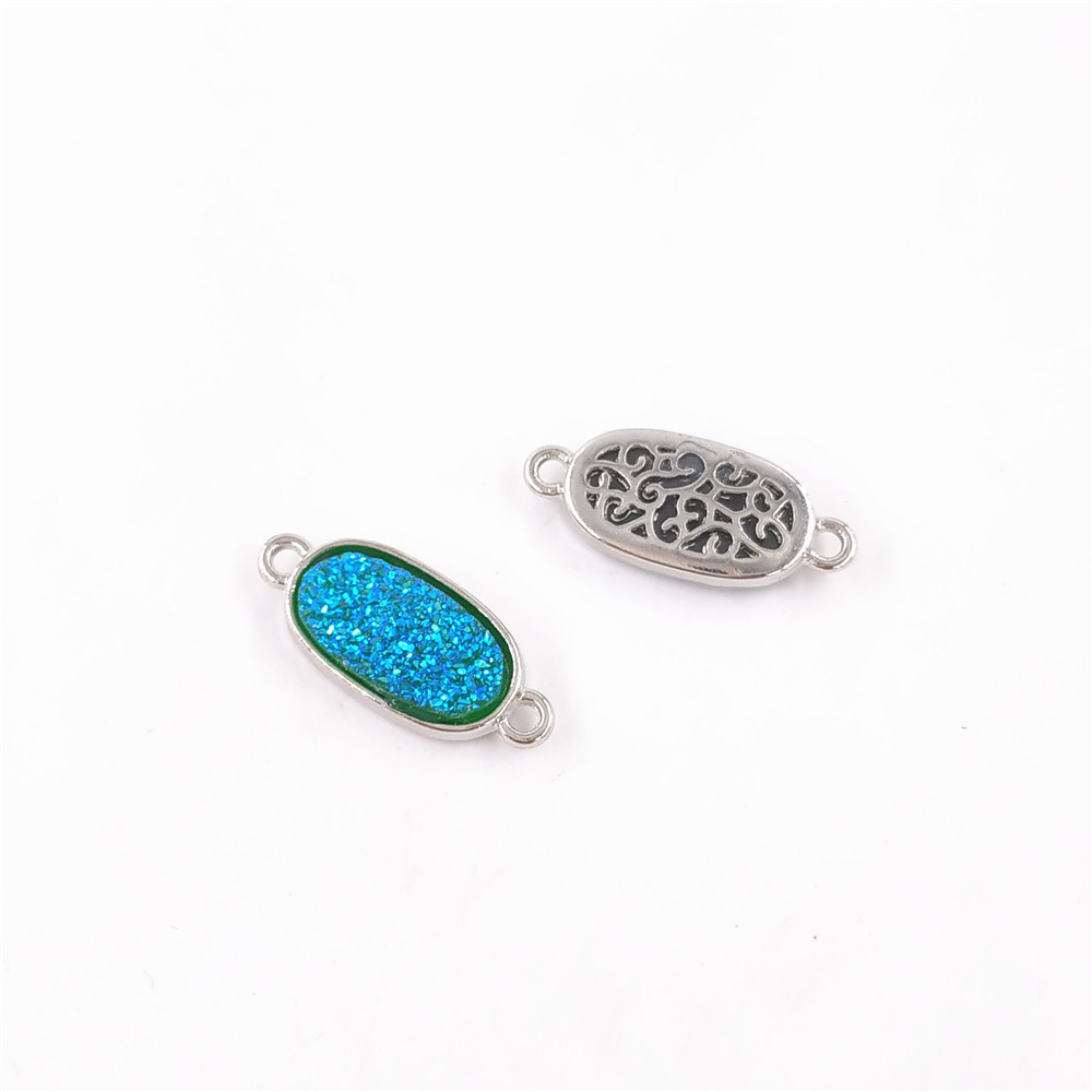 19:Oval (21*9*4mm) light blue