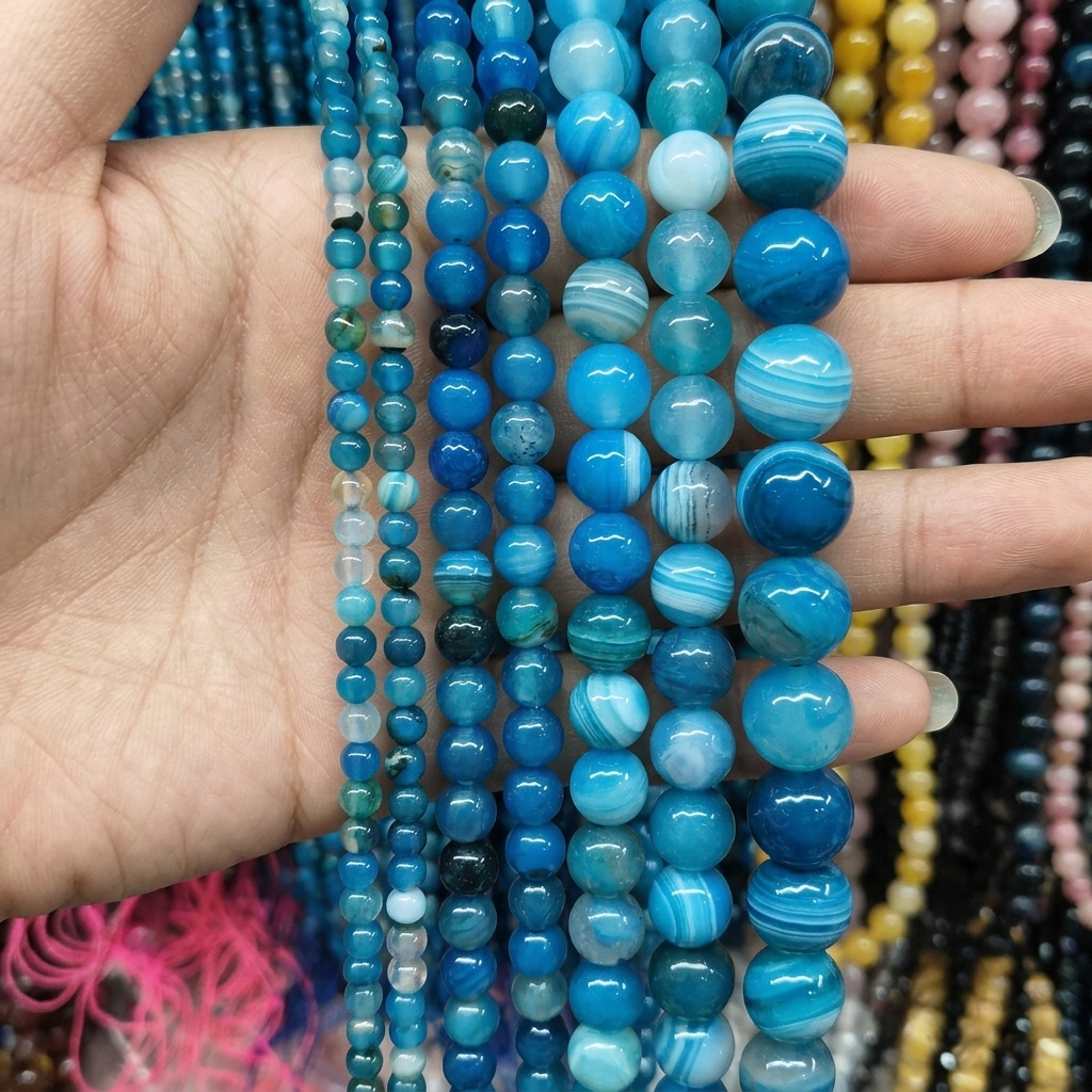 blue lace agate 4mm
