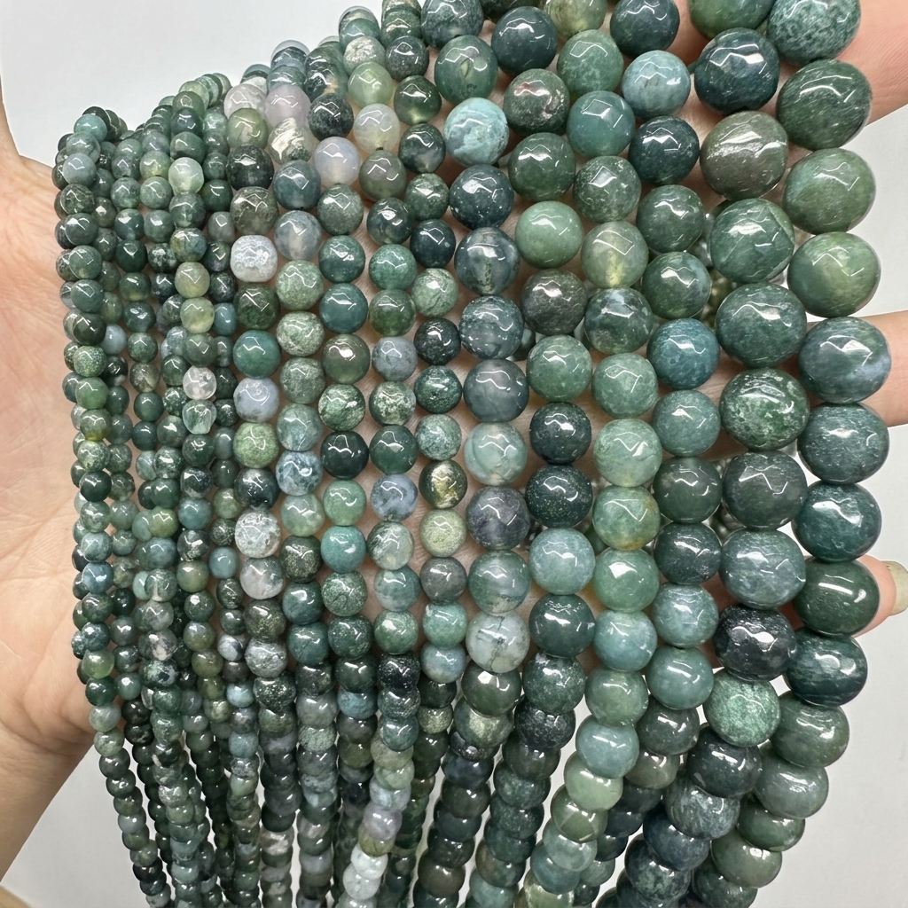 moss agate 4mm