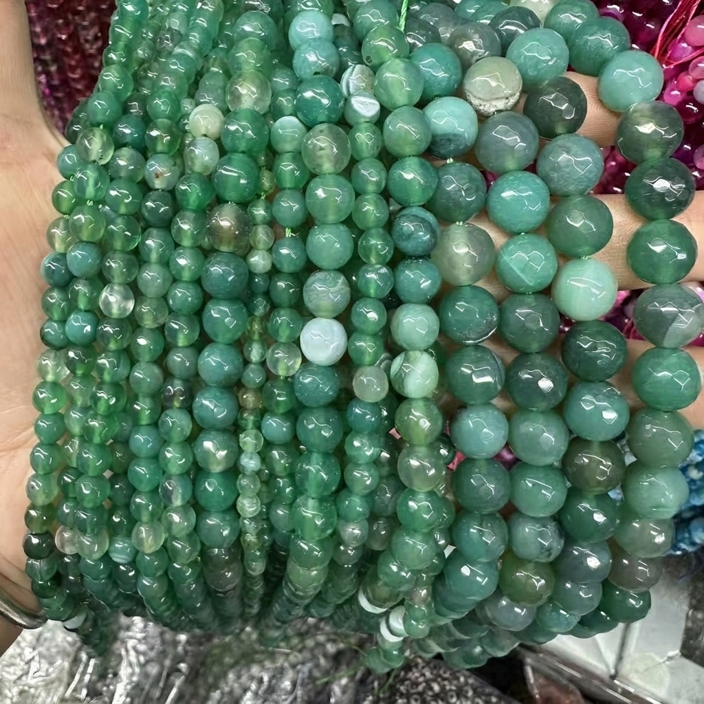 Green Lace Agate 4mm
