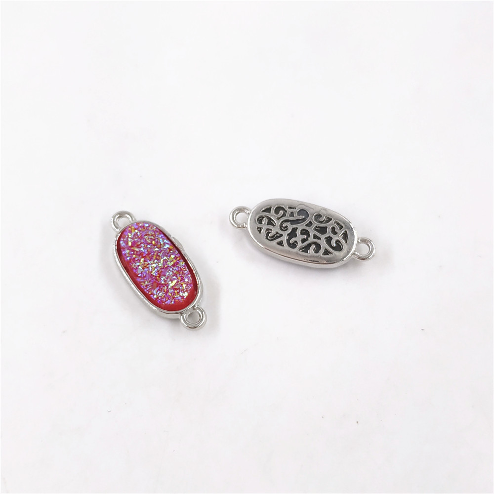 15:Oval (21*9*4mm) Rose Red
