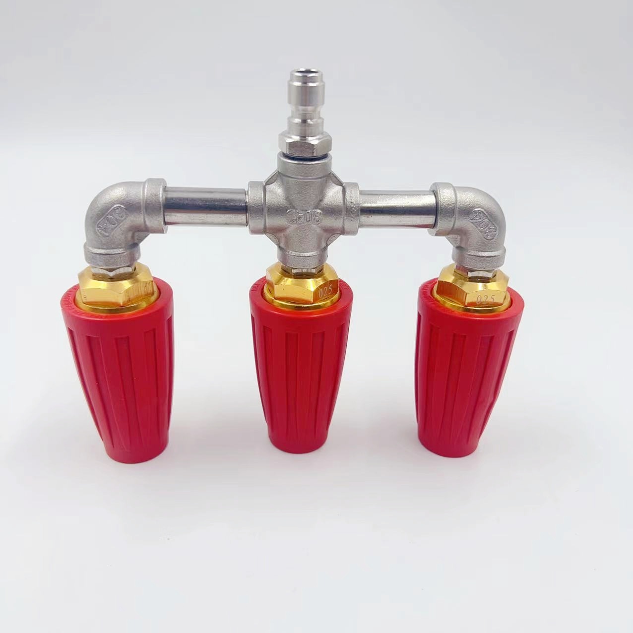 Red aluminum three heads 66.2mm