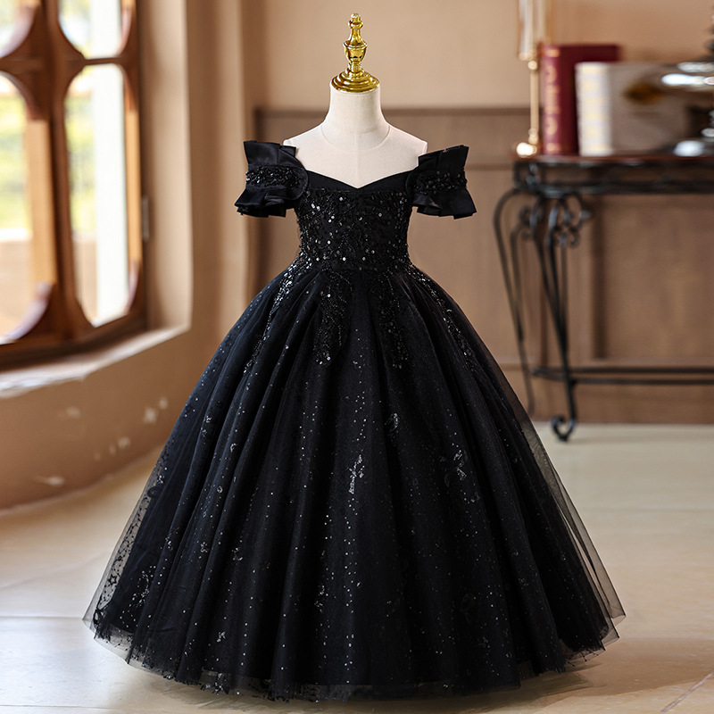 Black long dress