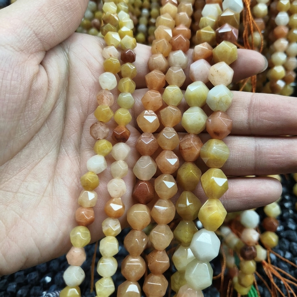 Golden Silk Jade 6mm