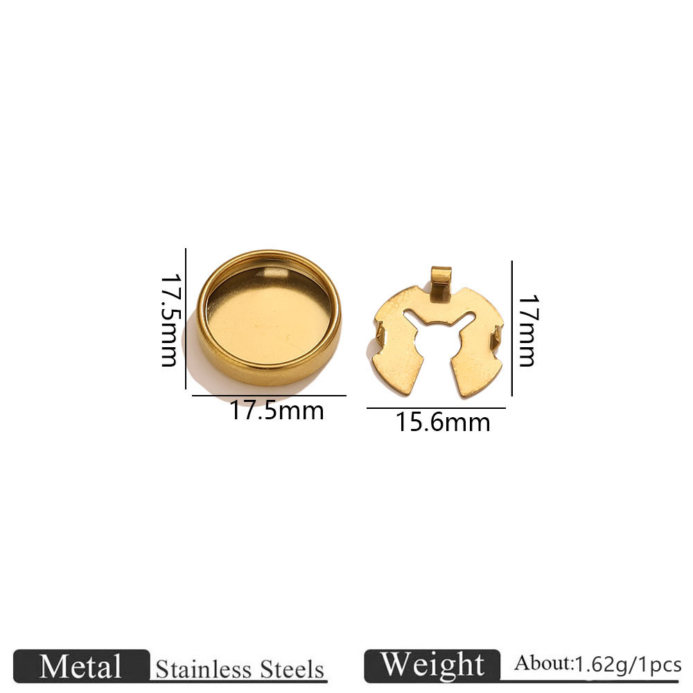 1:Golden turtle buckle 17.5mm