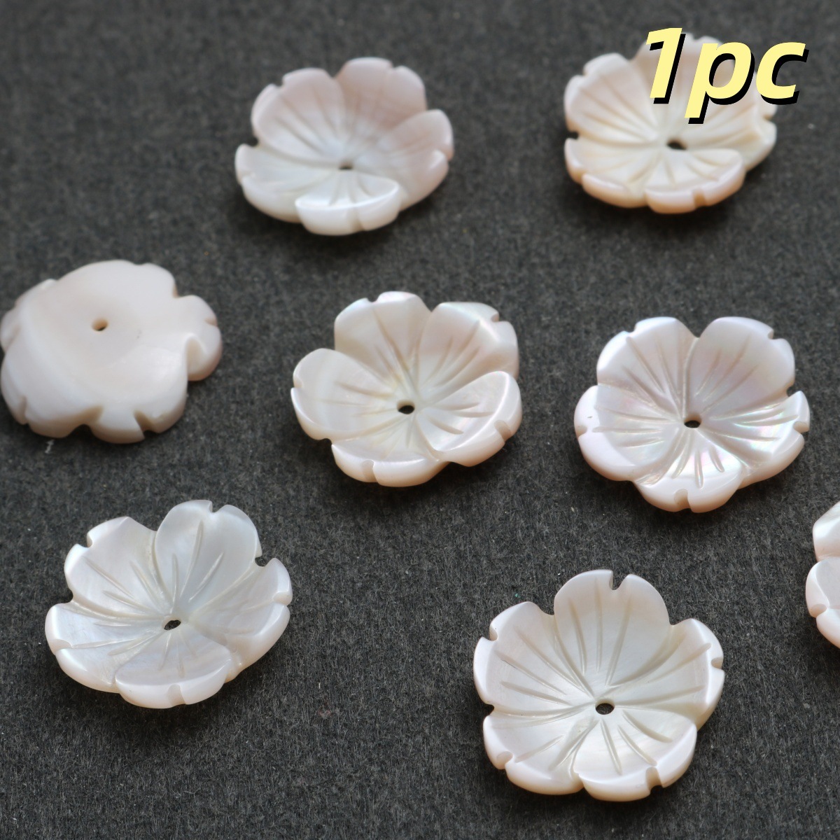Peach color small five petals/wanhua 2.3*14.7mm