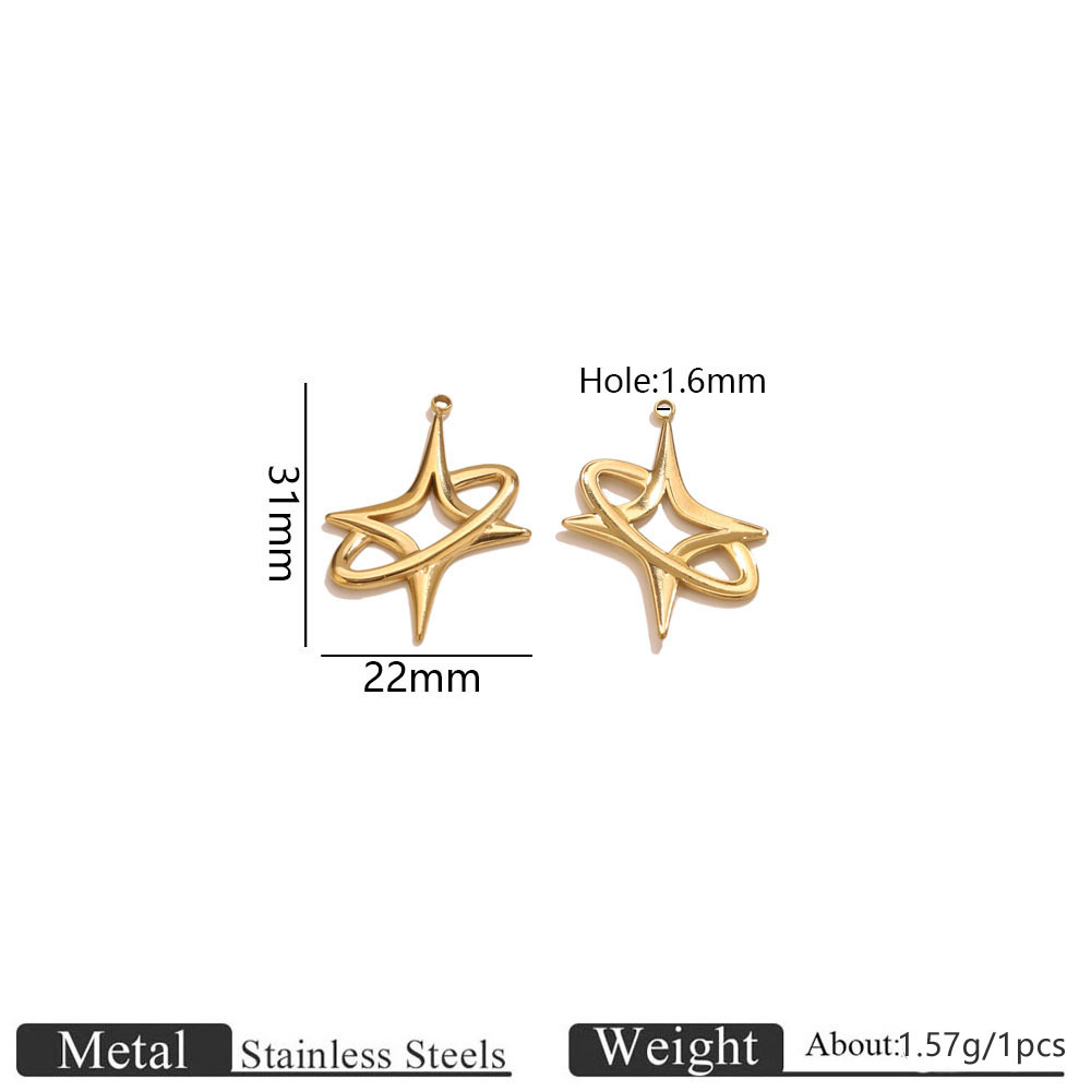 1:Gold star pendant