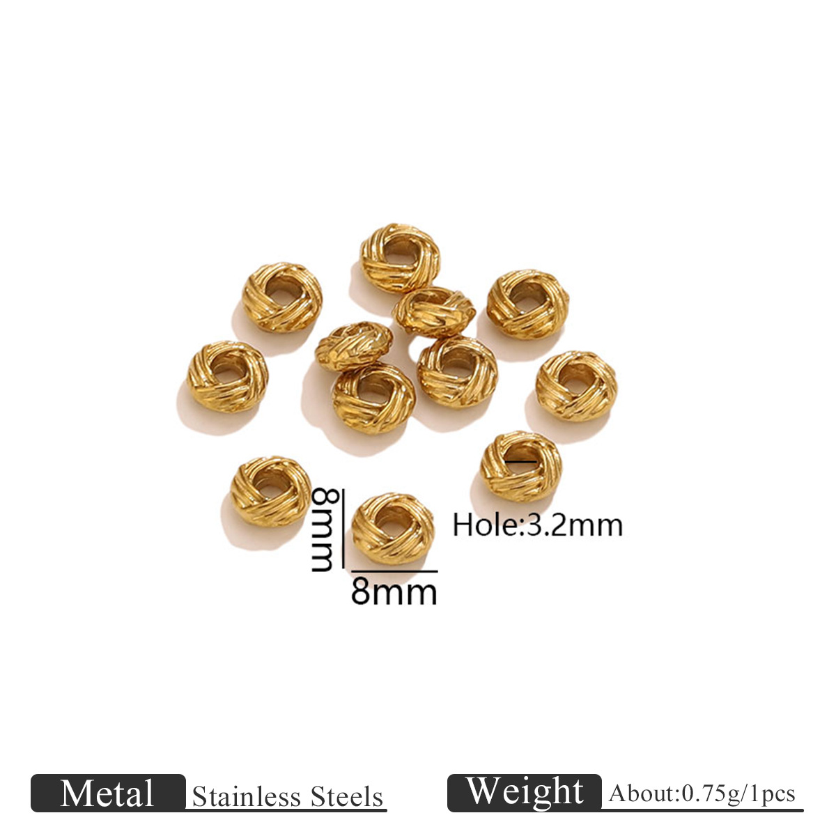 6:Gold 8mm