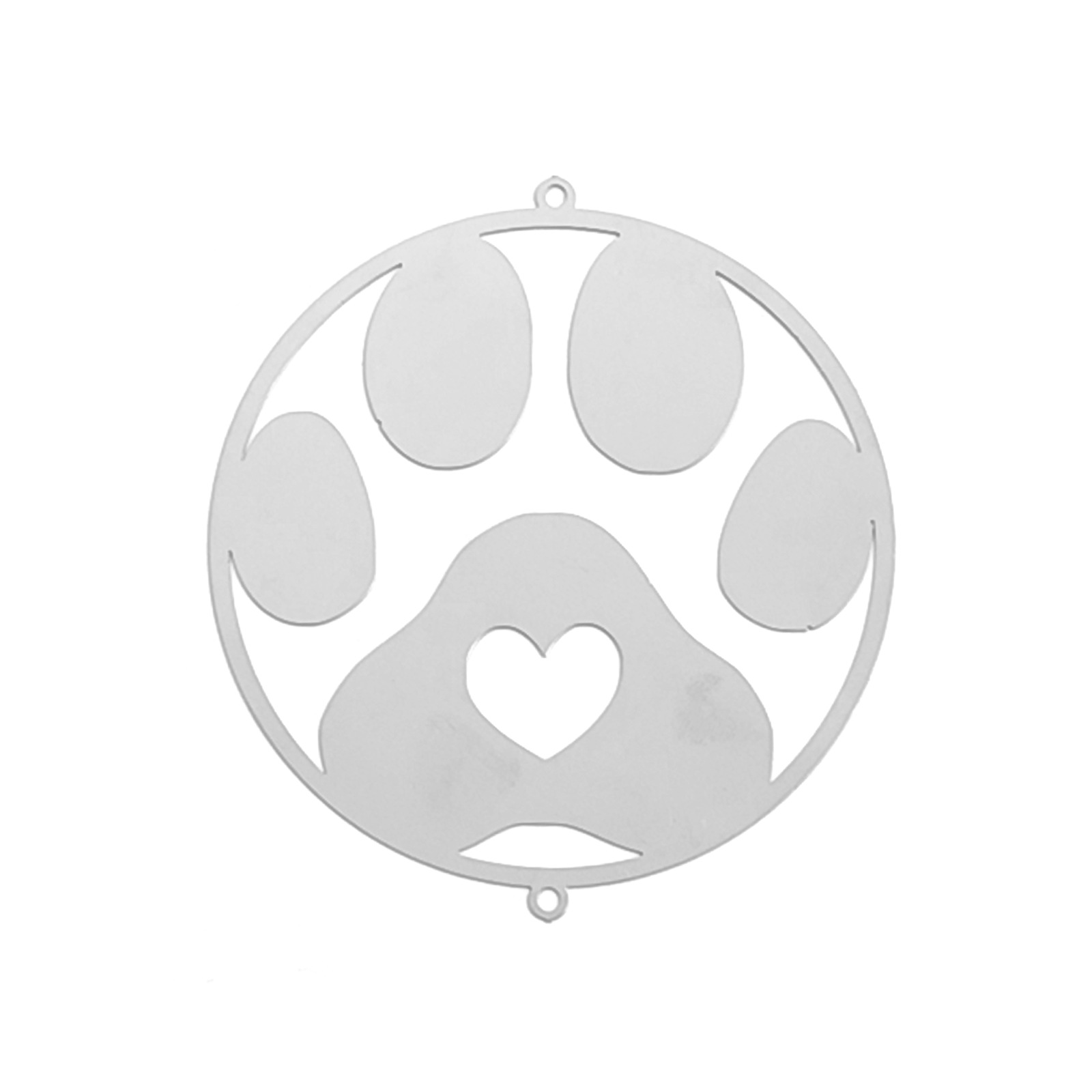 9:D3703 stainless steel natural color (6.1*5.5cm)