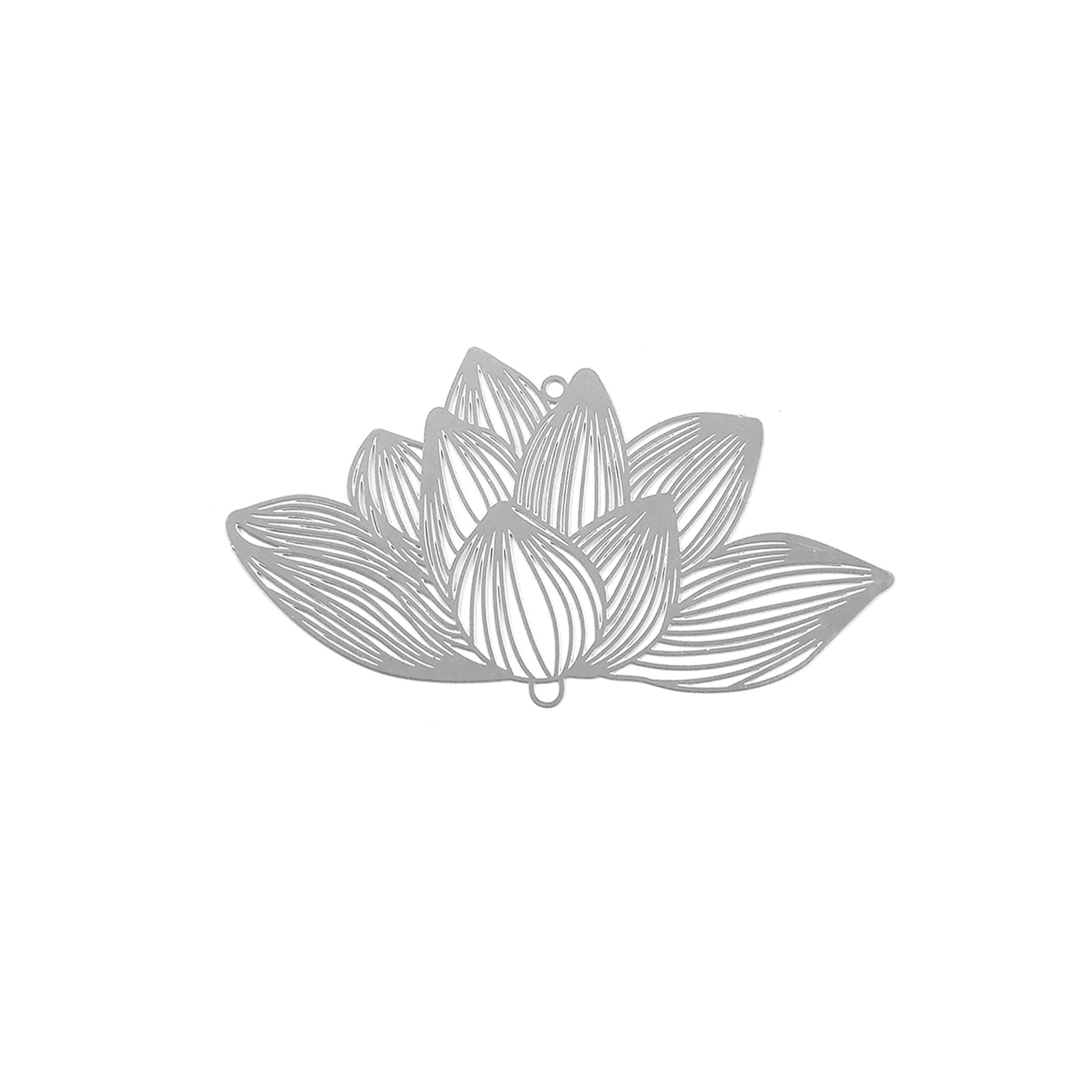 12:D3257 stainless steel natural color (4*7.1cm)