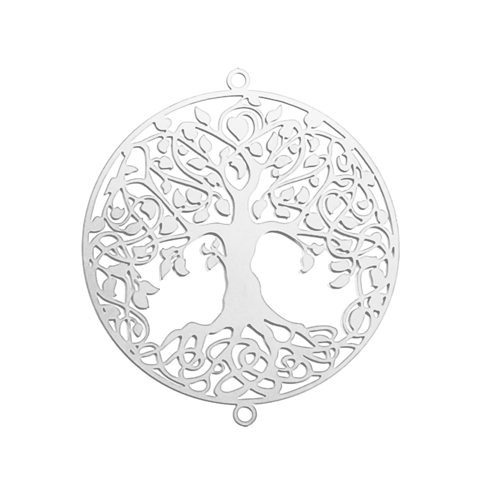 18:D2765 stainless steel natural color (6.9*6cm)