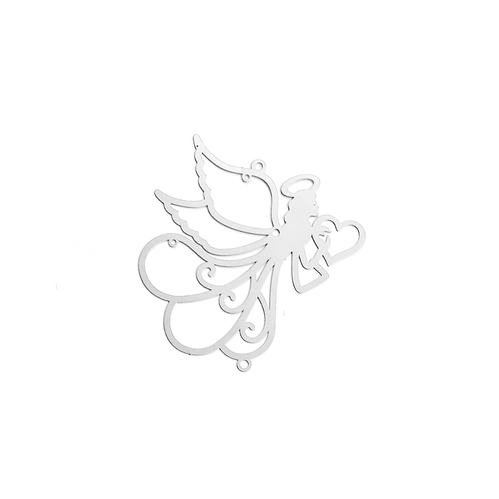 25:B7120 stainless steel natural color (5.9*5.3cm)
