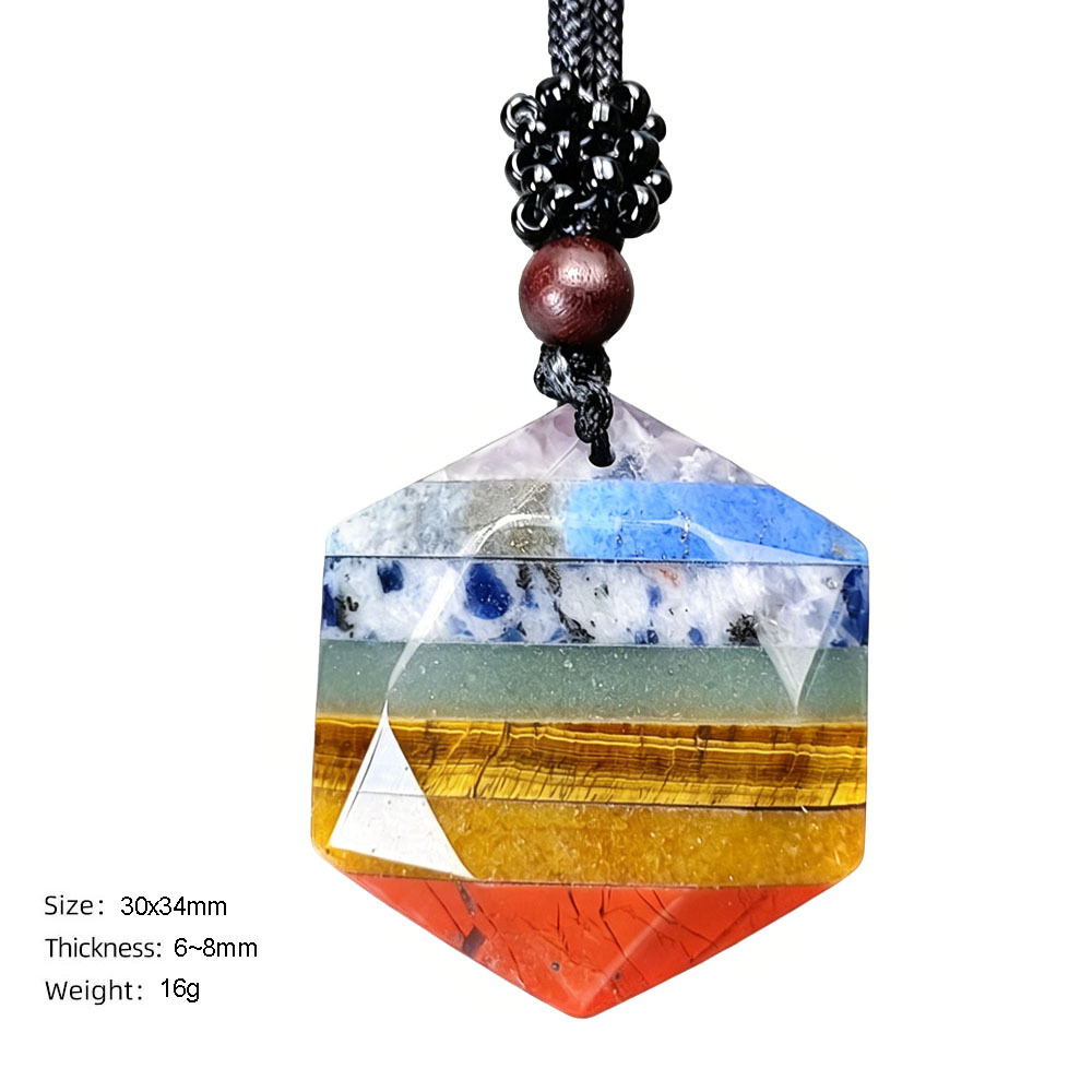 12:Hexagon pendant