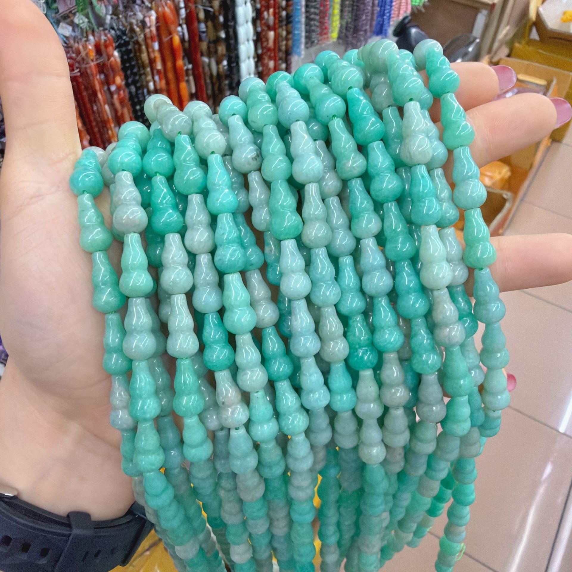 9 synthetic ​Amazonite​