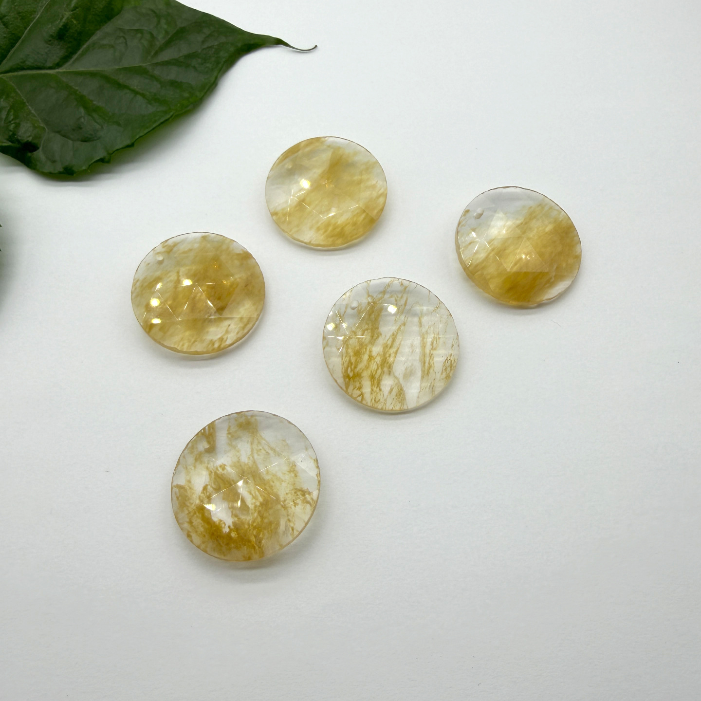 10 watermelon crystal (synthetic)