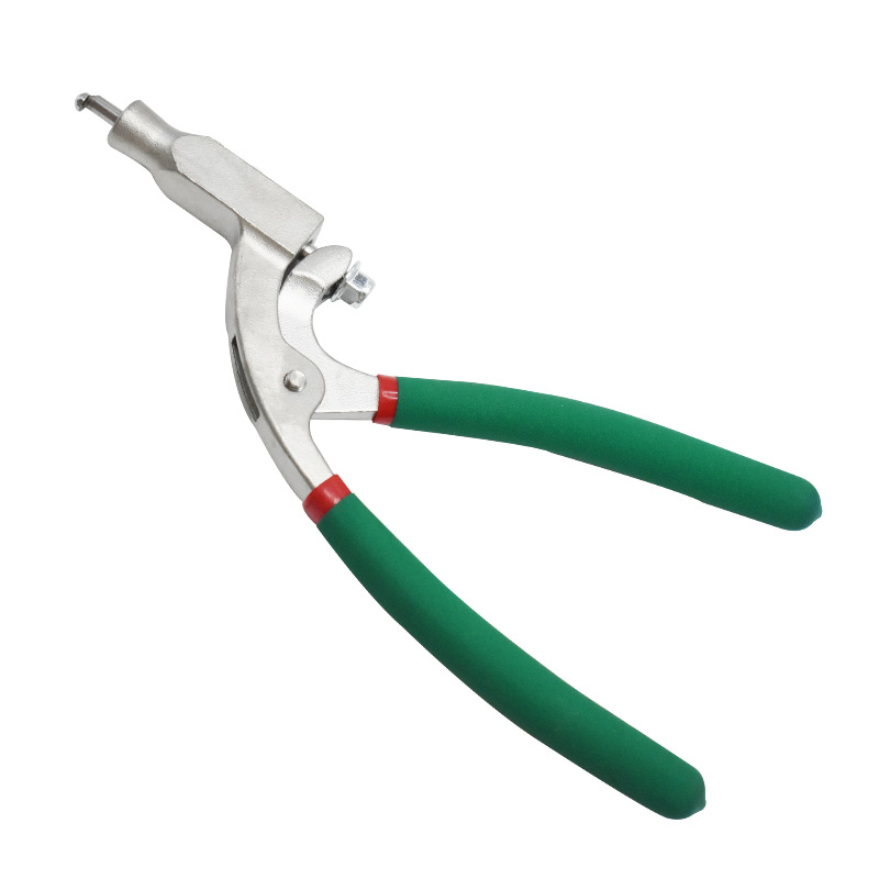 Green flat hole pliers
