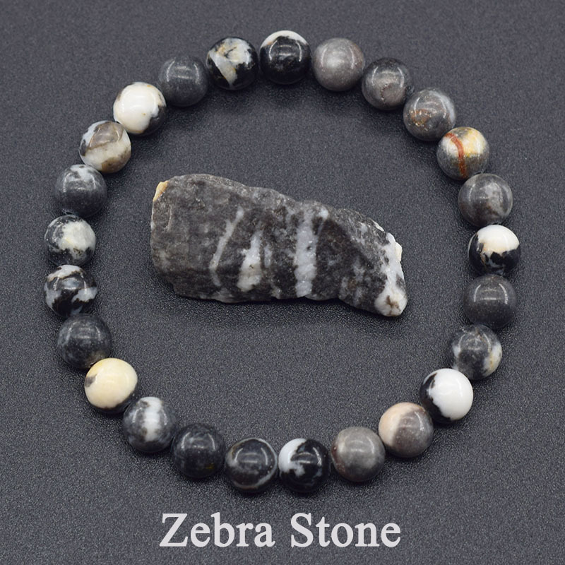 24:Black and white zebra (natural stone)