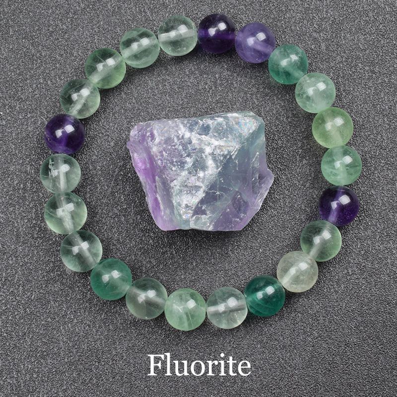8 Colorful Fluorite natural