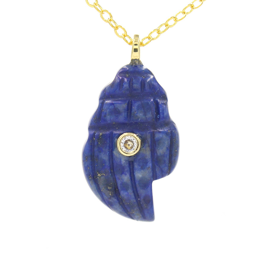 12:Lapis lazuli (with chain)