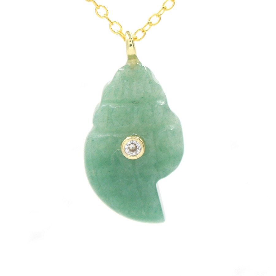 15:Green aventurine (including chain)