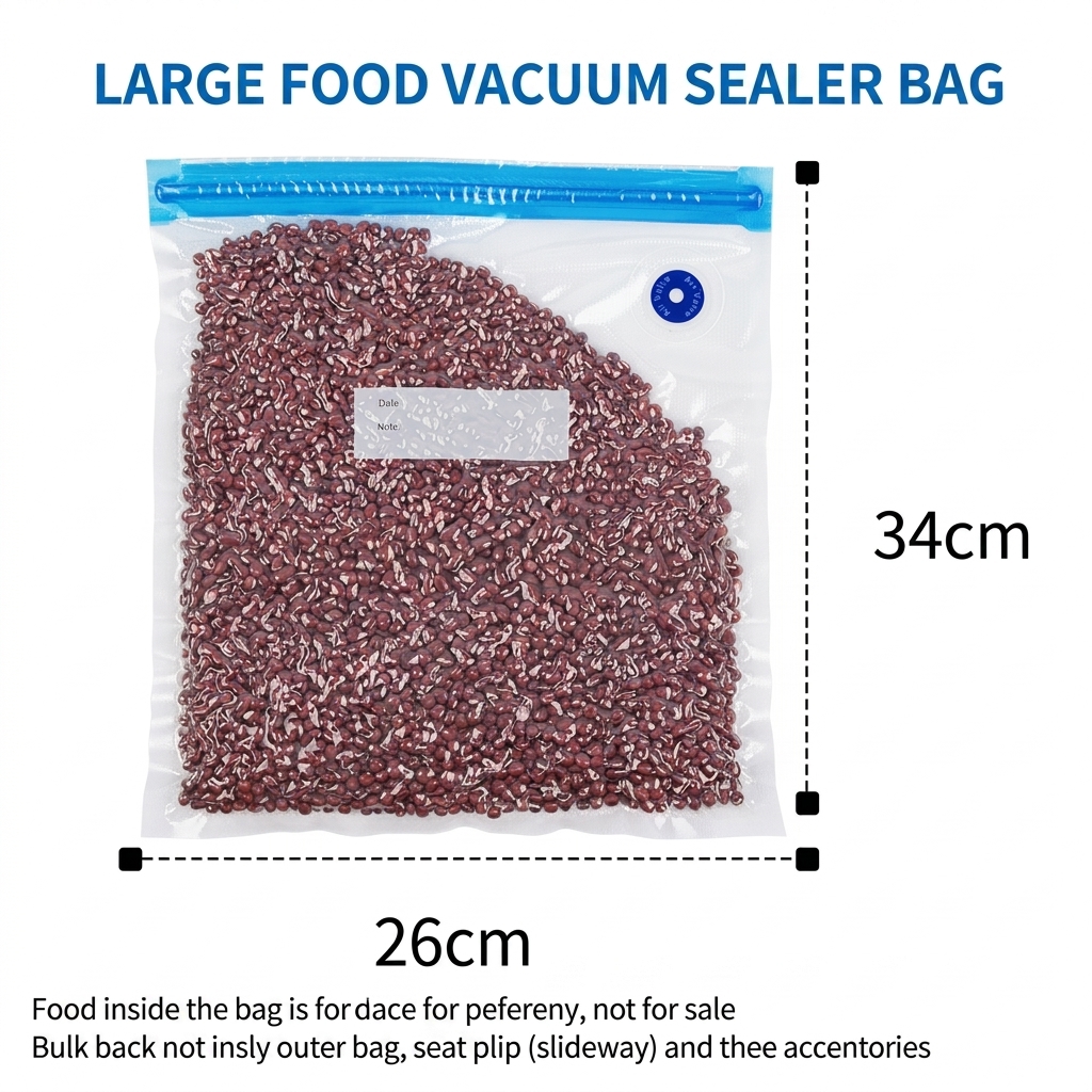 Ordinary 18 silk-vacuum preservation bag large 26x34CM