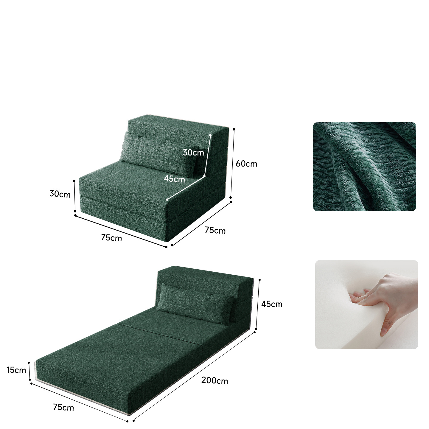 Chenille green