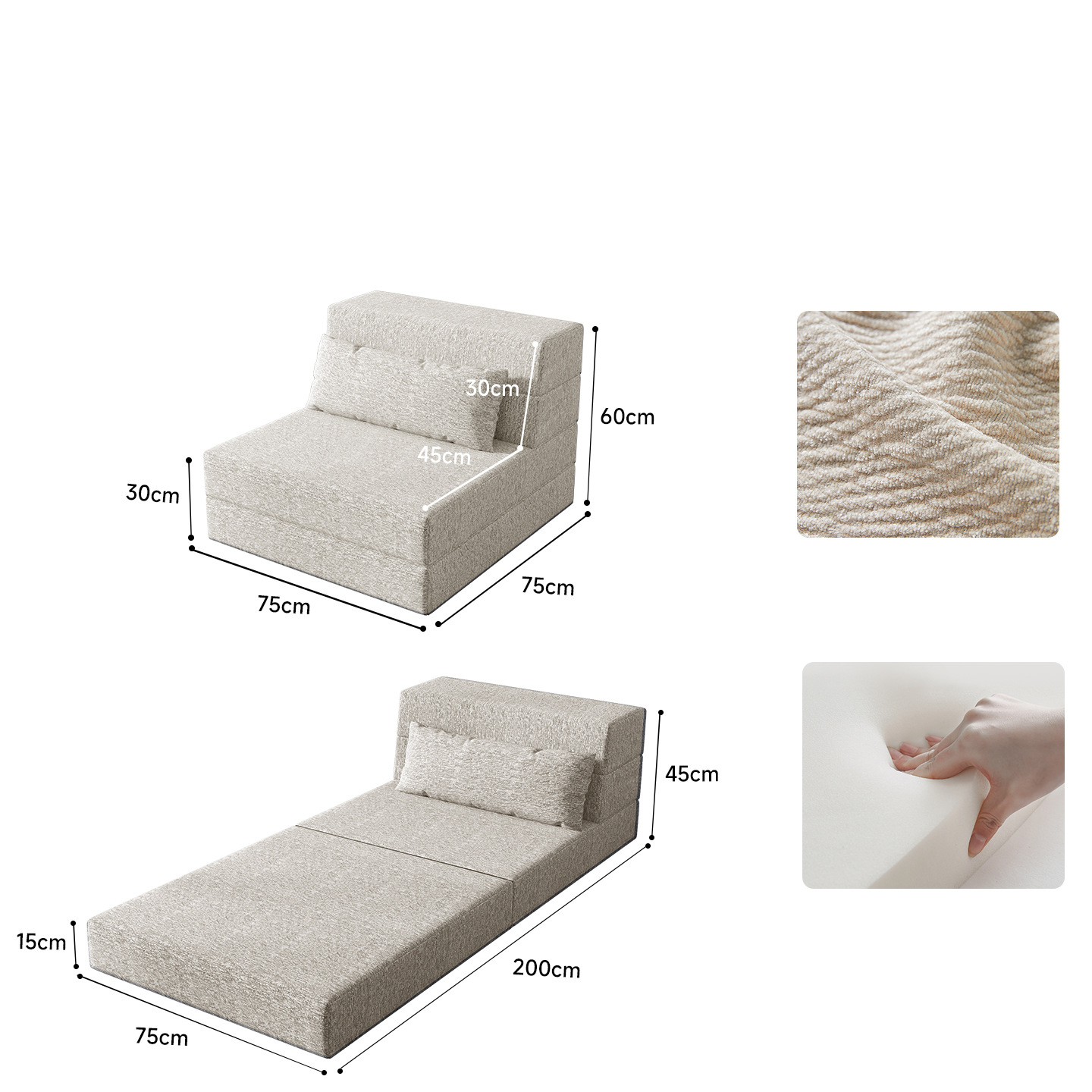 Chenille white