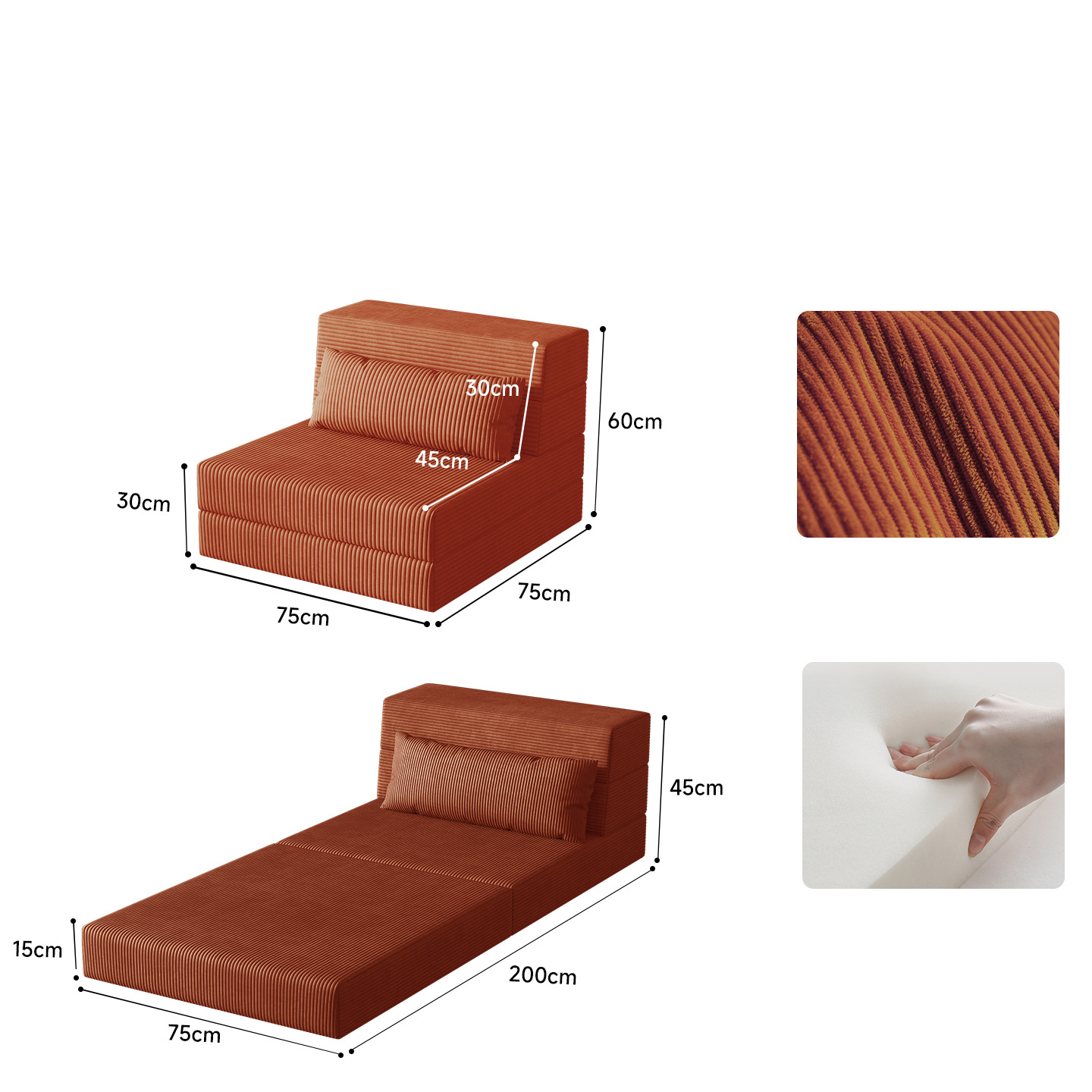 Corduroy caramel
