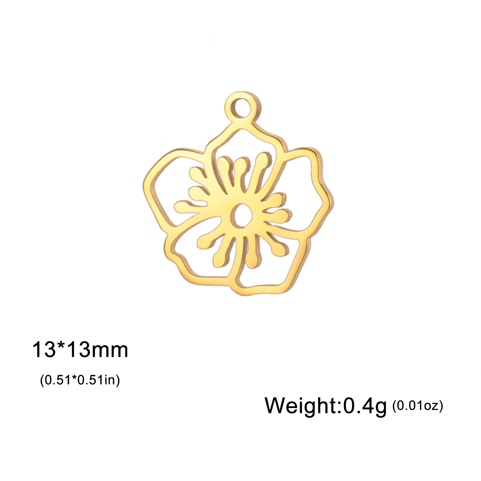 26:Hawthorn flower-gold