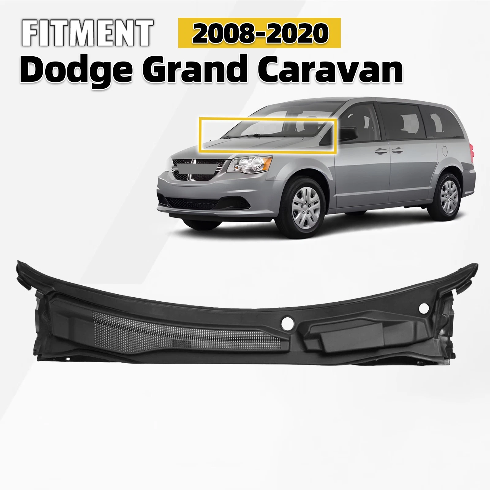 2008-2020 Dodge Grand Caravan Full-Width Grille Cover