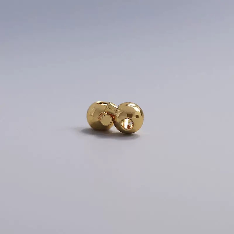 17:Ordinary electroplating imitation gold does not guarantee color [diameter 3.5mm × hole diameter 1.6mm smooth positioning buckle] 1 piece