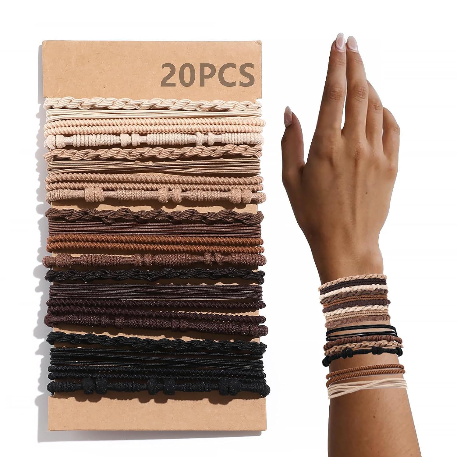 1:Coffee color 20 pieces card