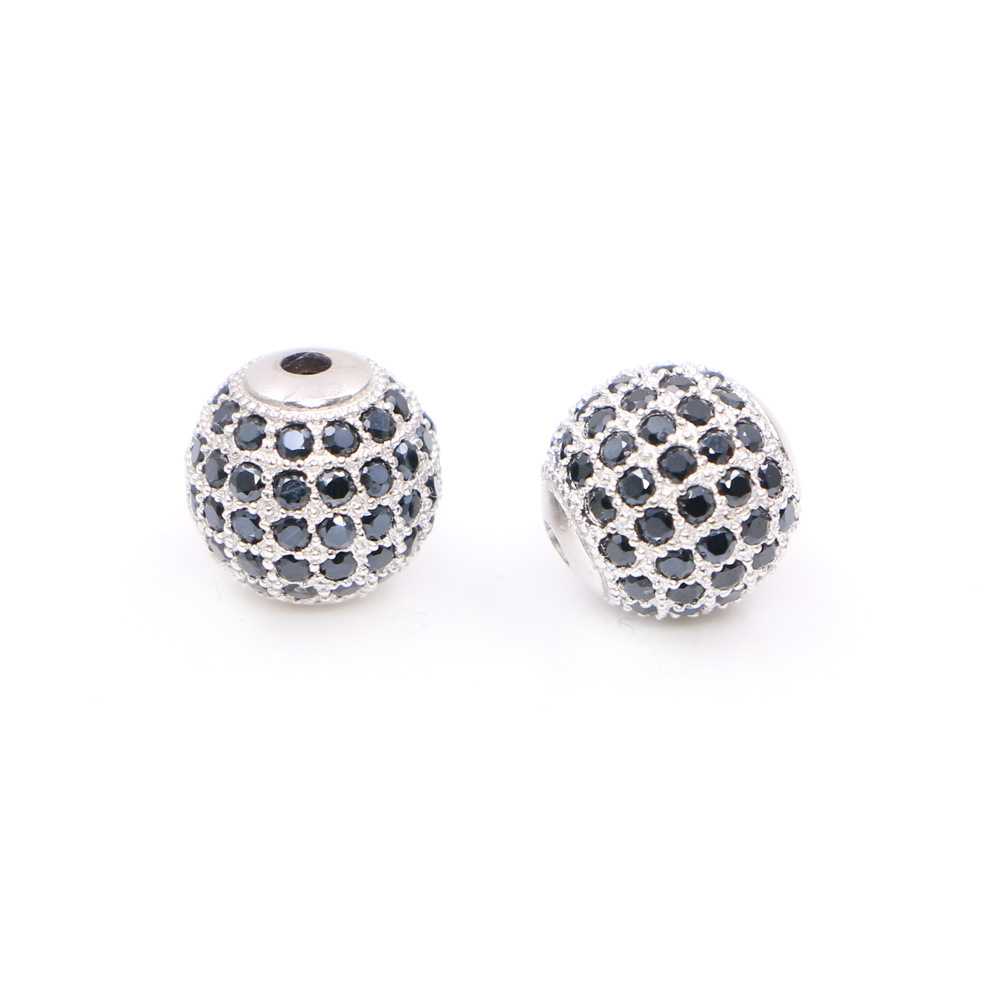3:silver black zircon