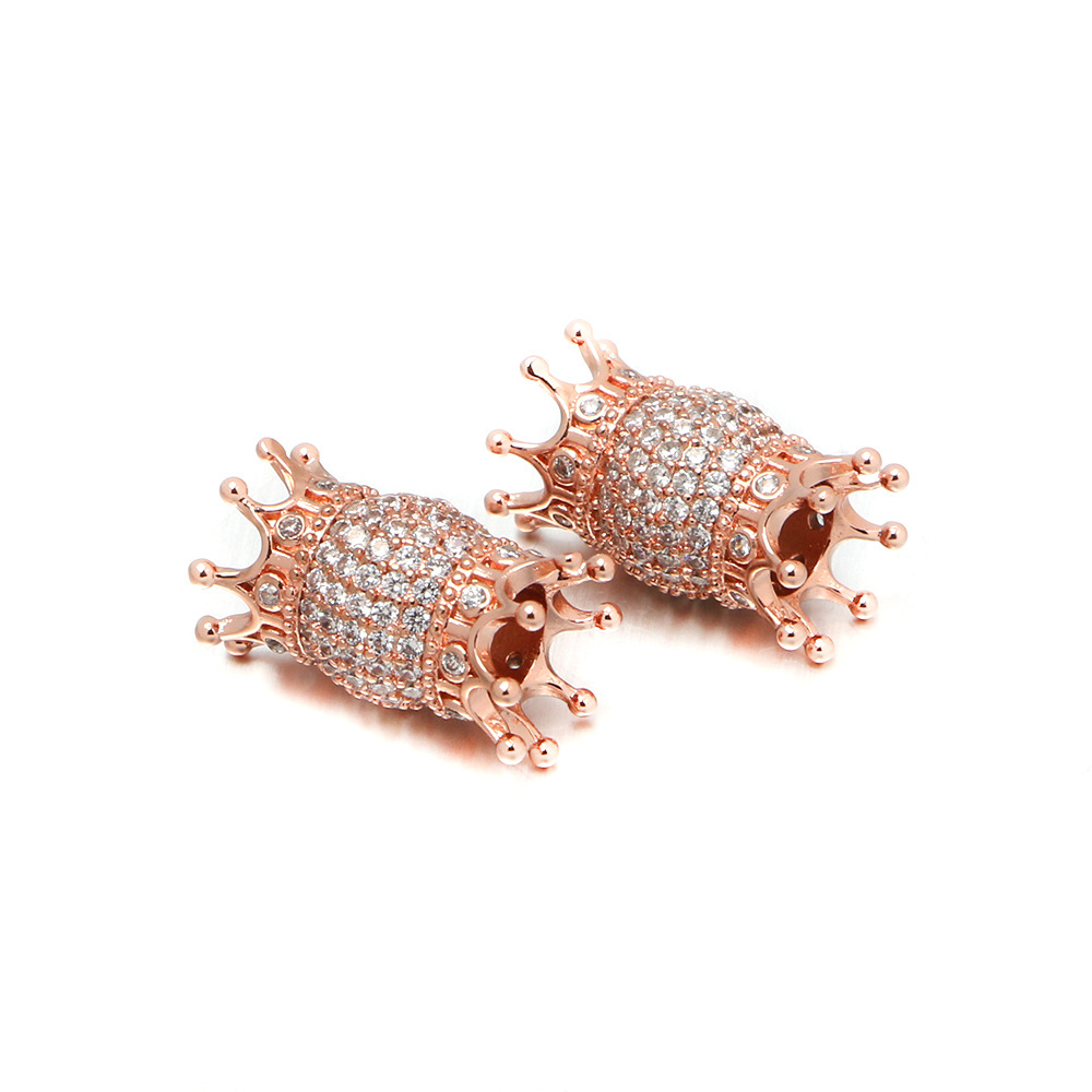 4:rose gold white zirconium