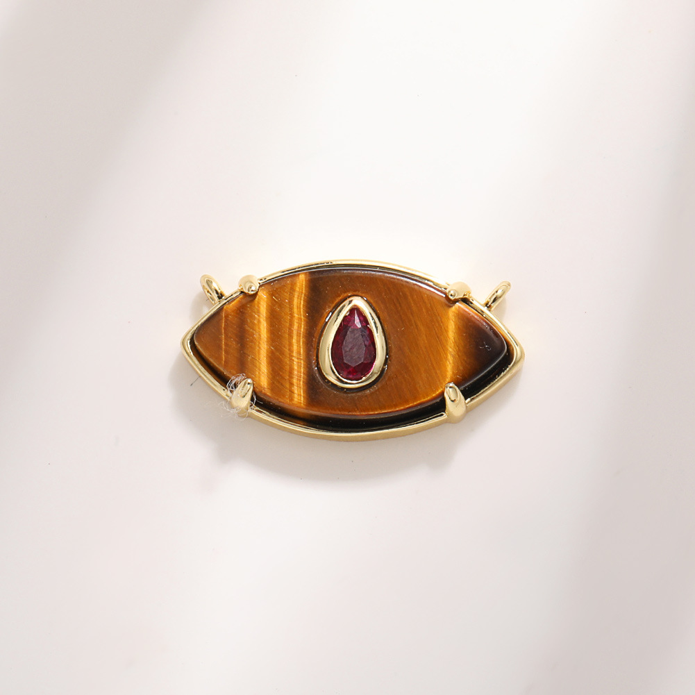 11:A1648 devil's eye tiger eye stone