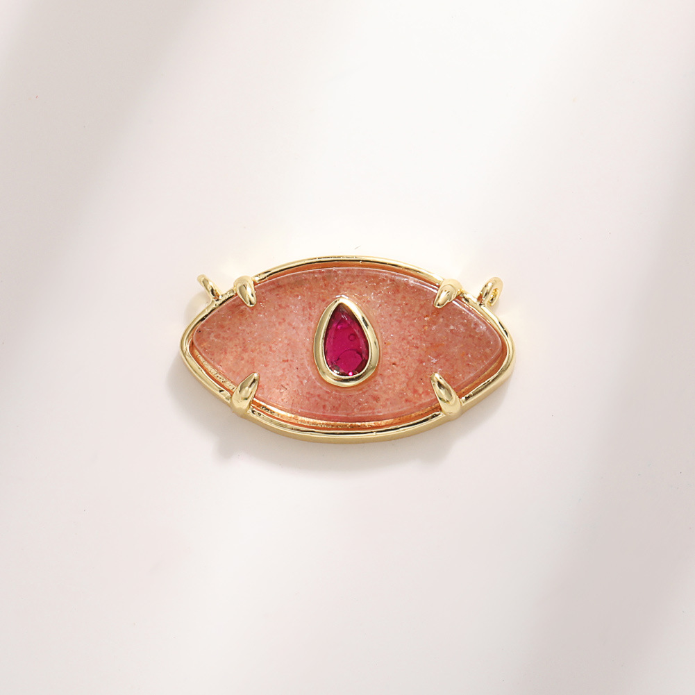 14:A1651 devil's eye strawberry crystal