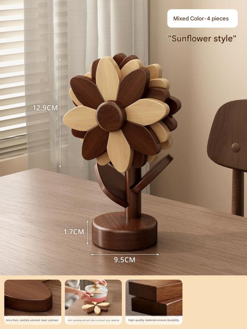 [walnut and beech color matching] 4 pieces
