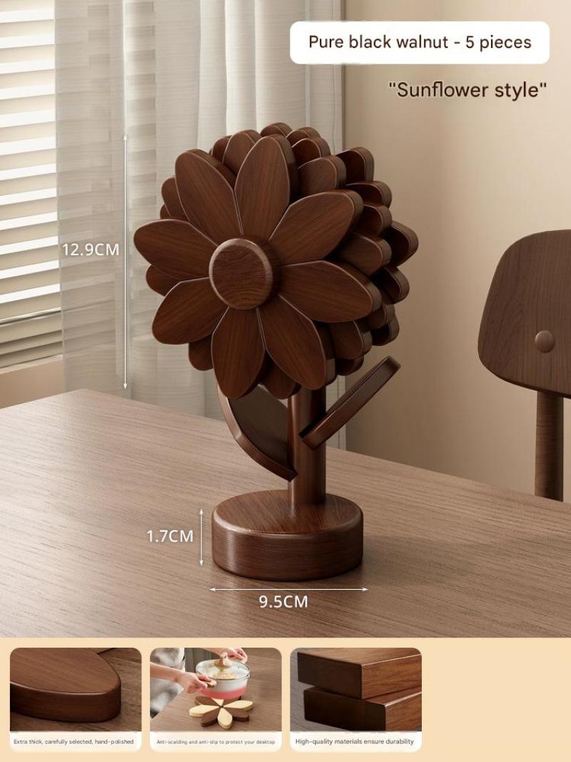 [walnut single color] 5 pieces