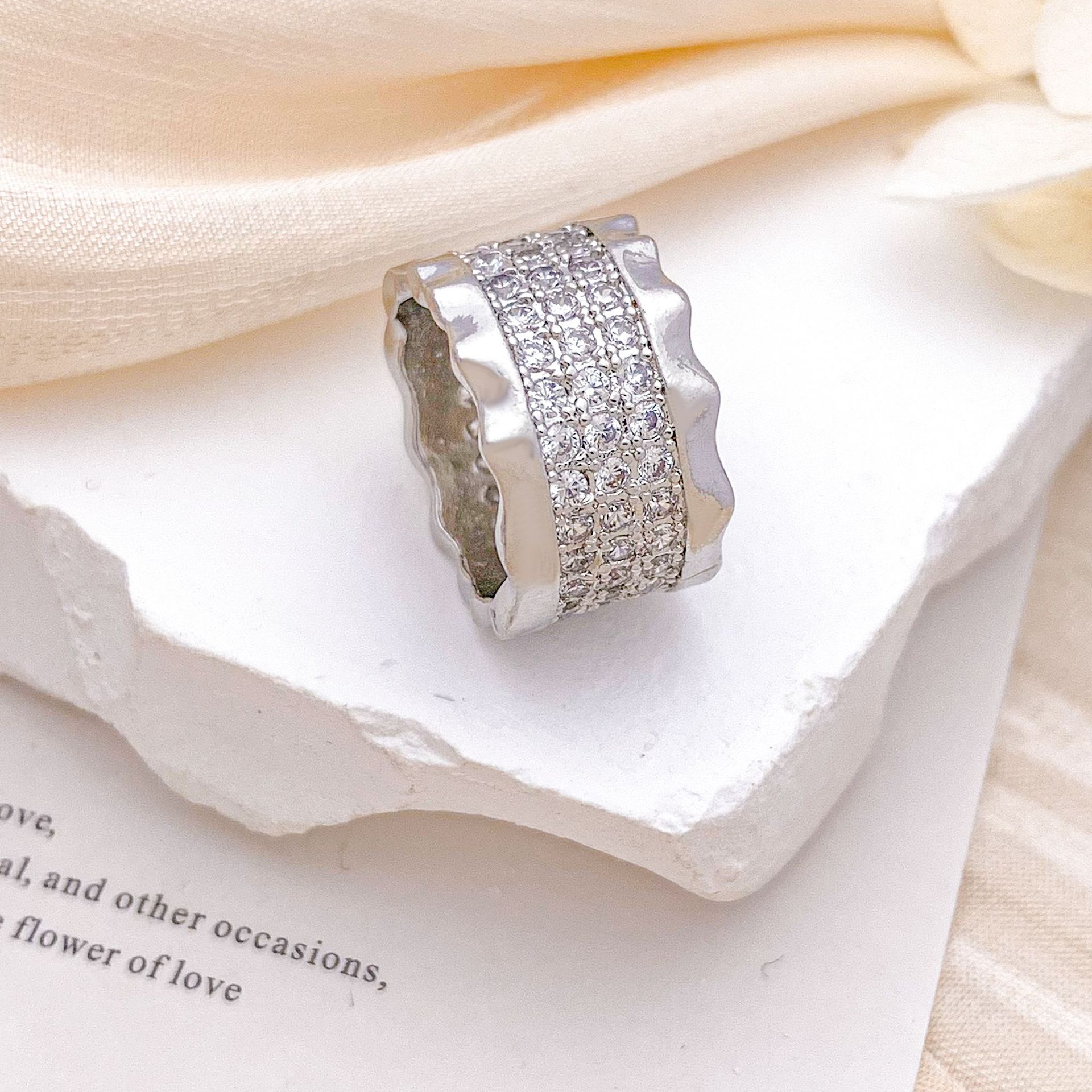 11:K15.2x9.5mm Xl2482 ring pendant silver large size