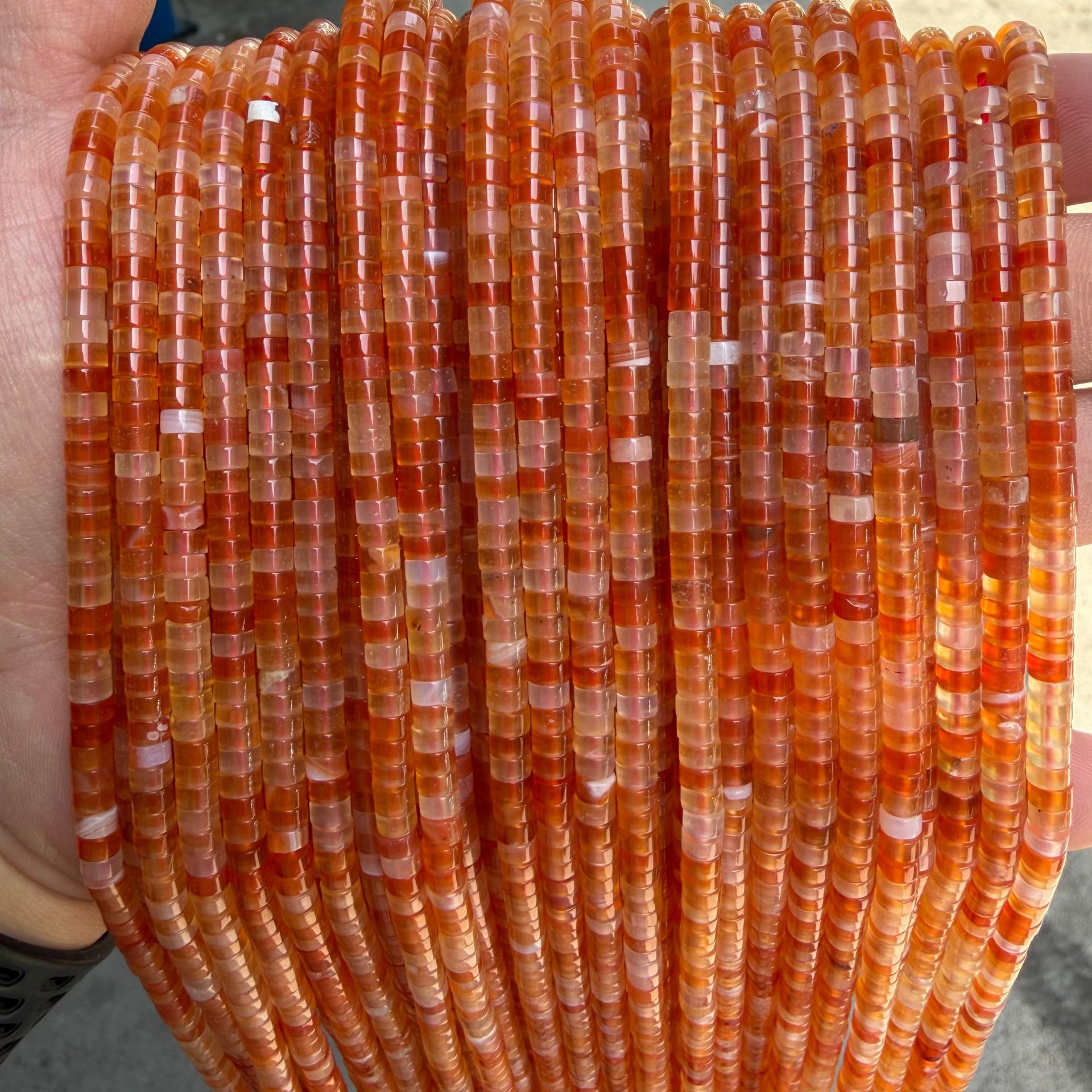 6 Red Agate