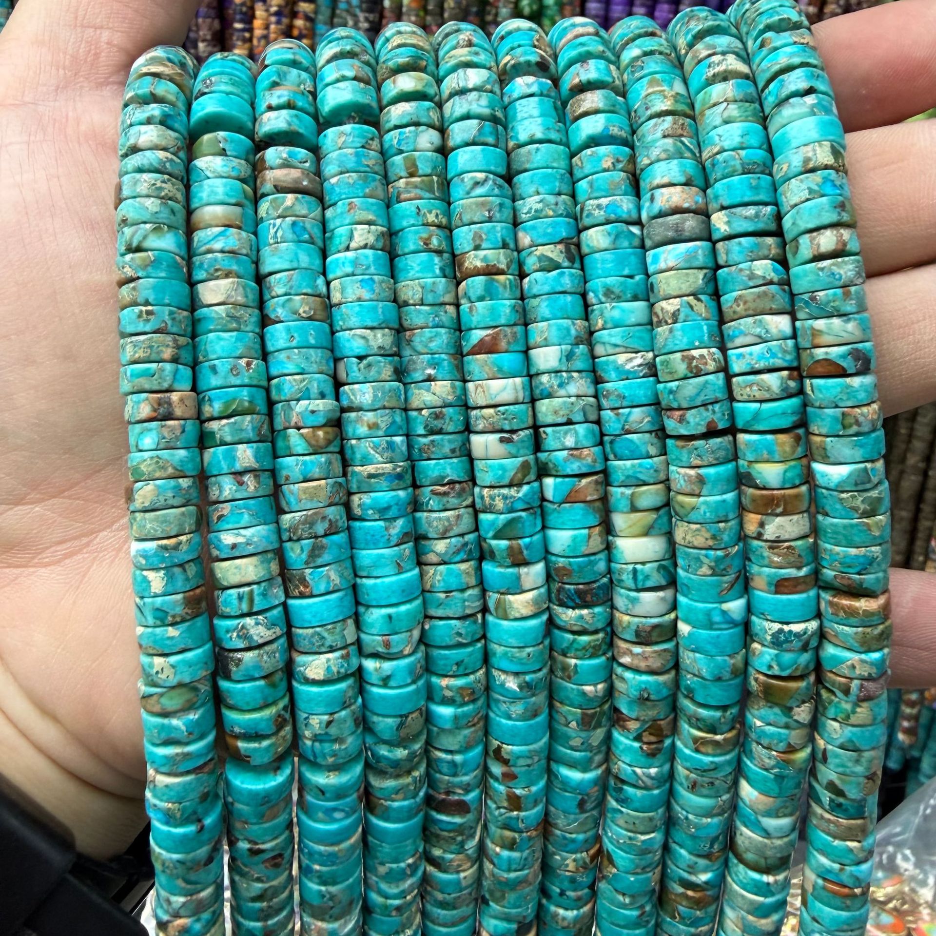 9:Aqua blue Impression Jasper